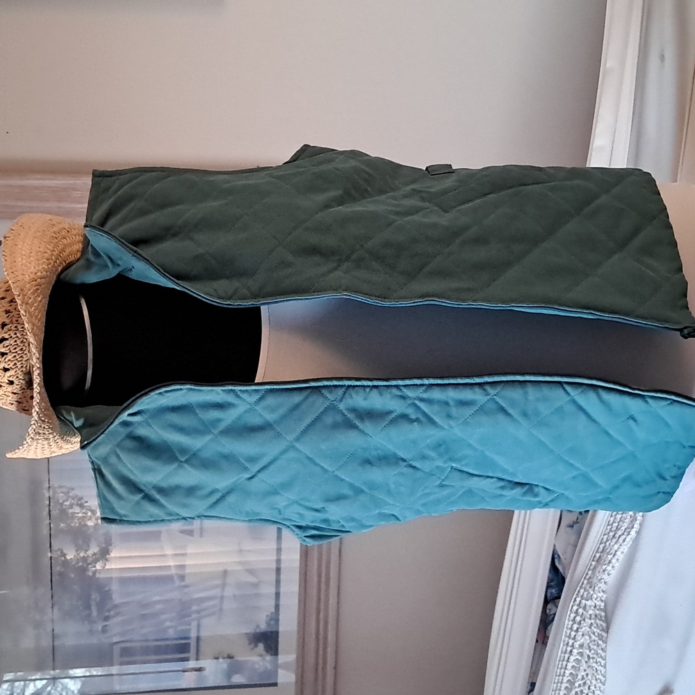 Orvis Teal Blue Quilted Vest